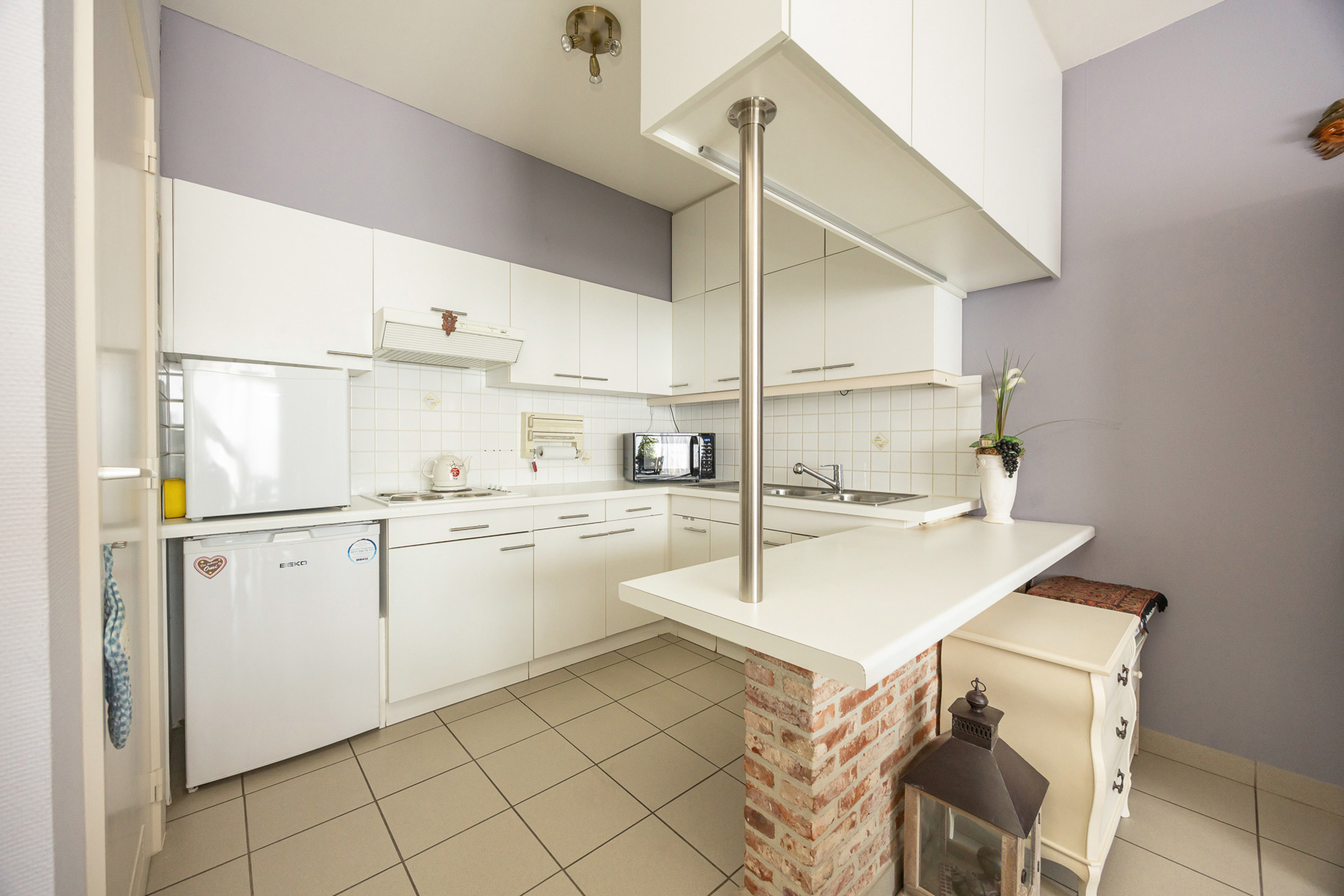 Open keuken in appartement Patersstraat 161 bus 6 Turnhout